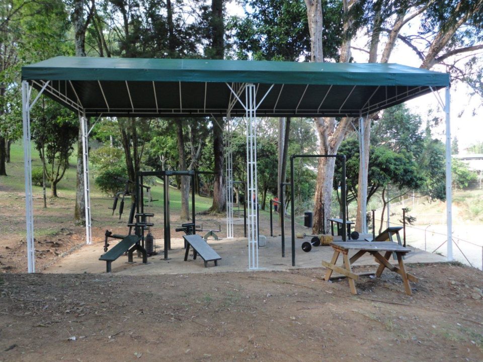 Carpa tipo Kiosco 5x10 con doble altura